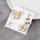 Classic Camellia Bow Brooch Vintage Crystal Wedding Party Accessories