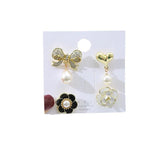 Classic Camellia Bow Brooch Vintage Crystal Wedding Party Accessories