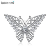Butterfly High Zircon Brooch for Women - Large Insect Pin