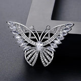 Butterfly High Zircon Brooch for Women - Large Insect Pin