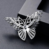 Butterfly High Zircon Brooch for Women - Large Insect Pin