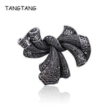 Vintage Rhinestone Knot Brooch Classic Retro Pin