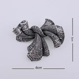 Vintage Rhinestone Knot Brooch Classic Retro Pin