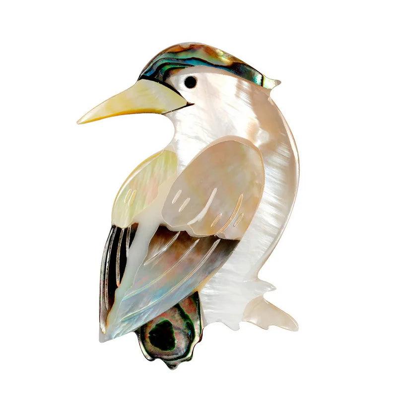 Vintage Abalone Shells Butterfly Cat Brooches For Women