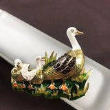 Cute Duck Family Brooch for Party Gift