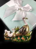 Cute Duck Family Brooch for Party Gift