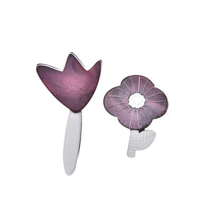 Acrylic Flowers Brooches For Women Men Collar Clip Jewelry