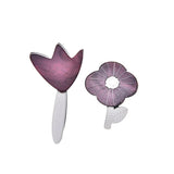 Acrylic Flowers Brooches For Women Men Collar Clip Jewelry