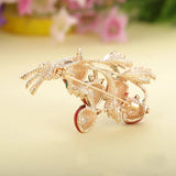 Enamel Strawberry Brooch for Women Girls Wedding Party DIY Statement