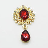 10Pcs Rhinestone Alloy Pendant Wedding Invitation Creative Accessories