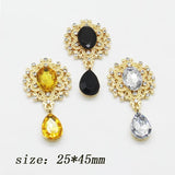 10Pcs Rhinestone Alloy Pendant Wedding Invitation Creative Accessories