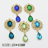 10Pcs Rhinestone Alloy Pendant Wedding Invitation Creative Accessories