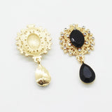 10Pcs Rhinestone Alloy Pendant Wedding Invitation Creative Accessories