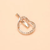 Rhinestone Snake Brooches Unisex Attacking Animal Pin