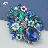 Delicate Rhinestone Flower Brooch Lovely Pin Brooch Clothing Accessories