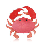 Acrylic Eye Red Crab Brooches For Women Kids Christmas Party Brooch Pins