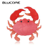 Acrylic Eye Red Crab Brooches For Women Kids Christmas Party Brooch Pins