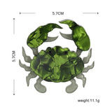 Acrylic Eye Red Crab Brooches For Women Kids Christmas Party Brooch Pins