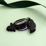 Arrival Cartoon Parrot Brooch for Women Children Dress Hat Hijab Pin