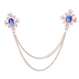 Shirt Brooch Tassel Chain Lapel Pin Metal Badges Women Jewelri Brooch