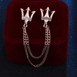 Shirt Brooch Tassel Chain Lapel Pin Metal Badges Women Jewelri Brooch