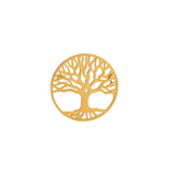 Feathers Tree of life Stainless Steel Brooch For Women