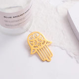 Feathers Tree of life Stainless Steel Brooch For Women
