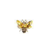 Bee Cubic Zircon Brooch Enamel Animal Pin