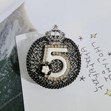 Rabbit Crown Fur Charm Pearl Brooch Pins Tassel Winter Brooches