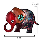 Gray Elephant Brooch Pin for Boys Girls Christmas Female Wedding Party Brooches