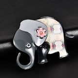 Gray Elephant Brooch Pin for Boys Girls Christmas Female Wedding Party Brooches