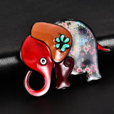 Gray Elephant Brooch Pin for Boys Girls Christmas Female Wedding Party Brooches