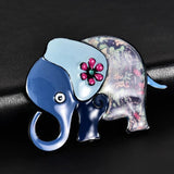 Gray Elephant Brooch Pin for Boys Girls Christmas Female Wedding Party Brooches
