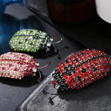 Ladybug Brooch Rhinestone Insect Jewelry Colorful Accessories Gift P085