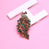 Colorful Peacock Brooch Office Party Gift