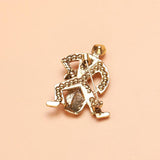 Drum Men Brooches Vintage Rhinestone Music Instruments Figure