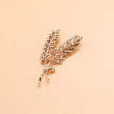 Wheat Ear Rhinestone Brooch Beaut&Berry Home Office Wedding Party Gift