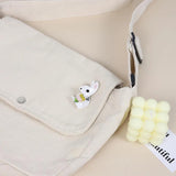 Acrylic Rabbit Patch Brooch for Women Girls Dress Bag Ornaments