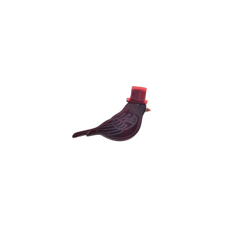 Cactus Bird Brooch Female Pin Acrylic Animal Wild Creative Accessories