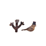 Cactus Bird Brooch Female Pin Acrylic Animal Wild Creative Accessories