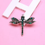 Beaut&Berry Rhinestone Dragonfly Brooch Office Party Gift