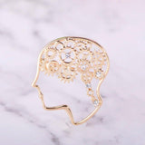 Brain Brooch Mechanical Enamel Pins Engineer Lapel Hat Bijoux