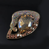Vintage Crystal Brooch Coat Evening Dress Pins Jewelry