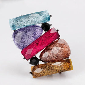 Personality Retro Women's Brooch for Coat Suit Lapel Pins