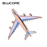Airplane Brooch Enamel Fighter Aircraft Model Jewelry Pin