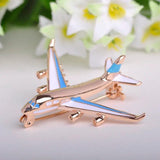 Airplane Brooch Enamel Fighter Aircraft Model Jewelry Pin