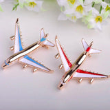 Airplane Brooch Enamel Fighter Aircraft Model Jewelry Pin