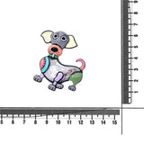 Top Dog Enamel Alloy Brooch for Kids