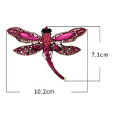 Dragonfly Rhinestone Brooch for Women