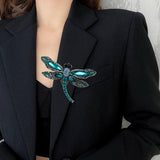 Dragonfly Rhinestone Brooch for Women